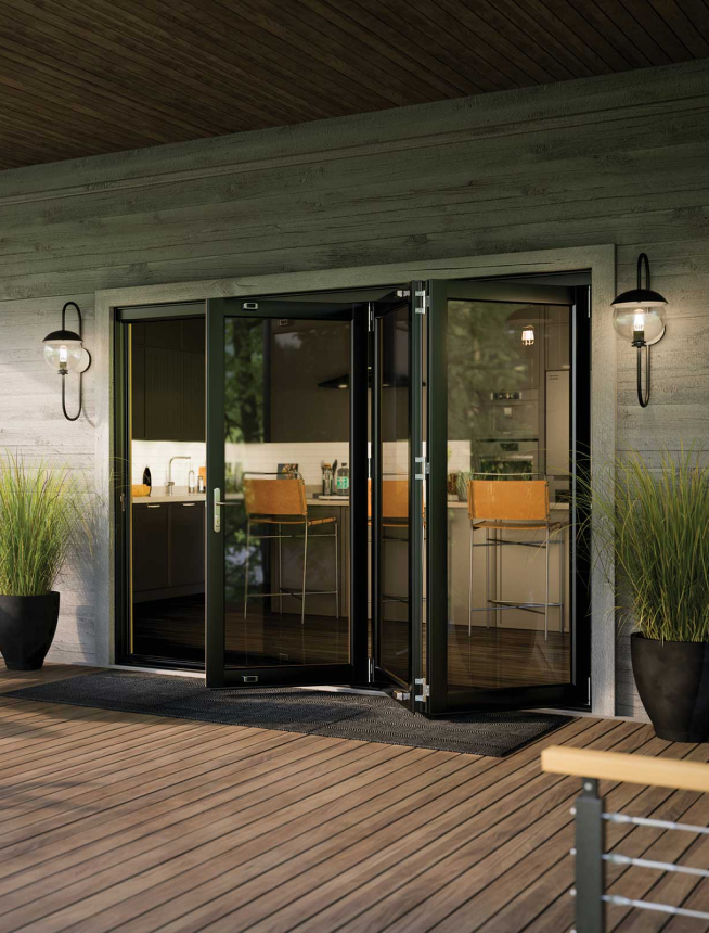 Bi-Fold Glass Doors