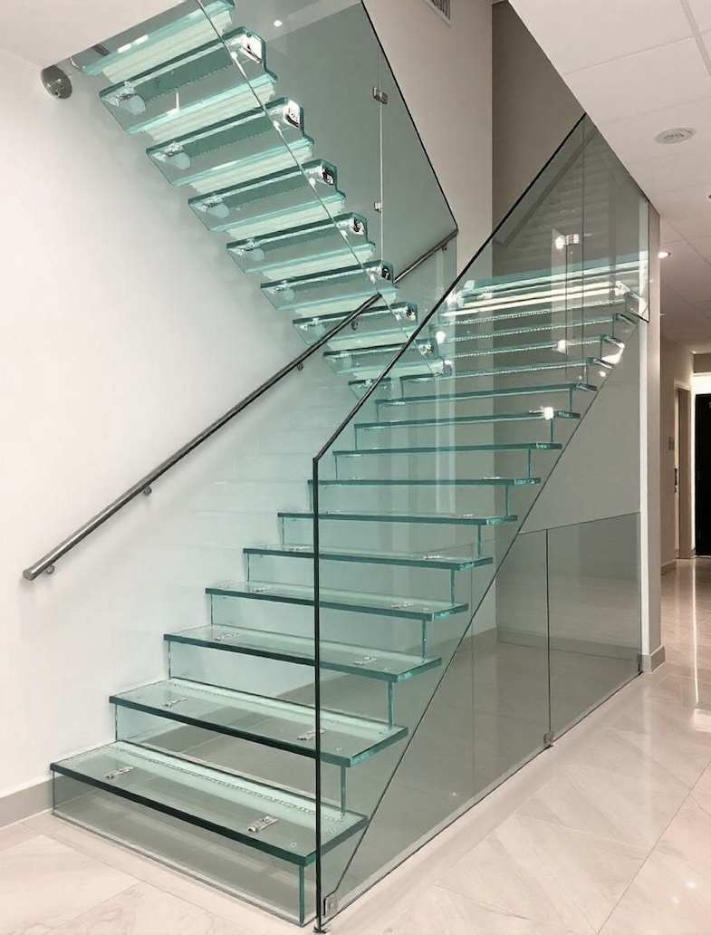 Closed Glass Stairs