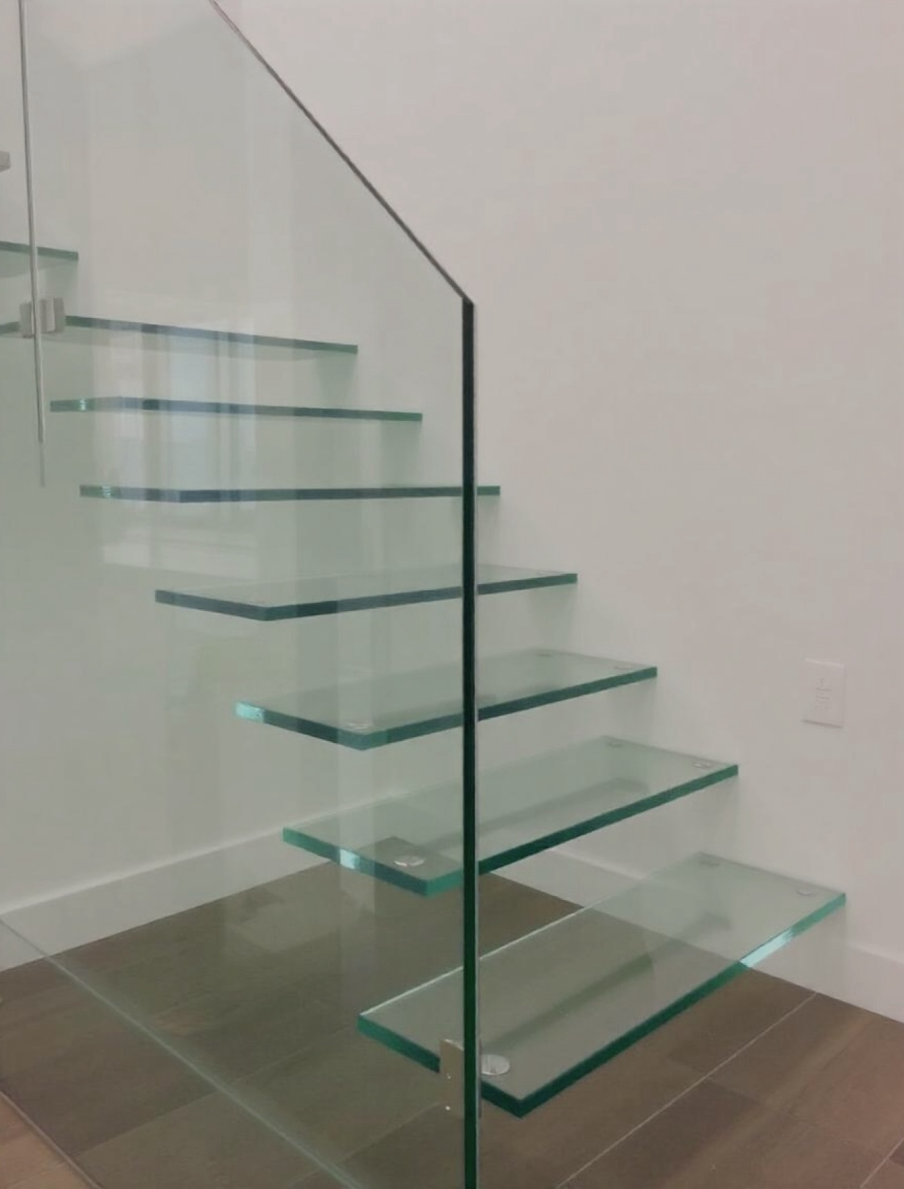 Floating Glass Stairs