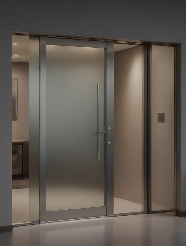 Frosted Glass Doors